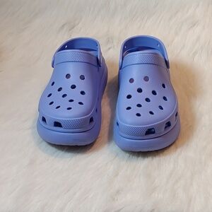 Crocs Classic Crush Clogs Light Purple Women Sz 9/ Men Sz 7